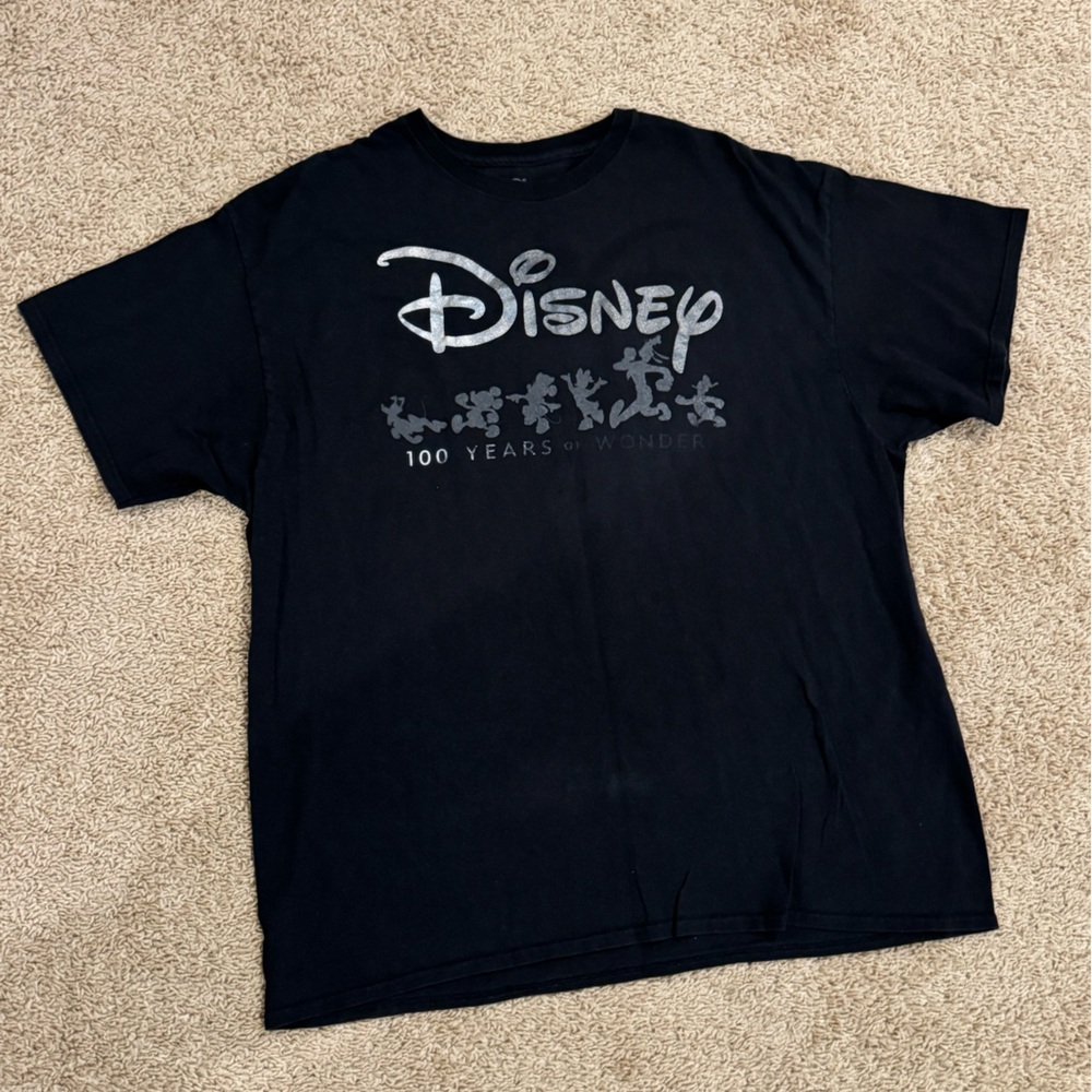 Disney Black and Silver Character Tee